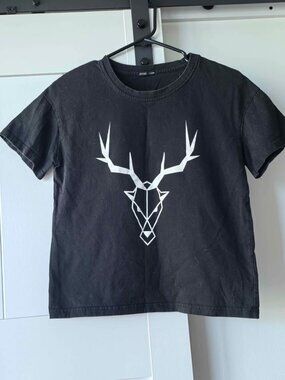 Black T-shirt 100% Cotton XS/S